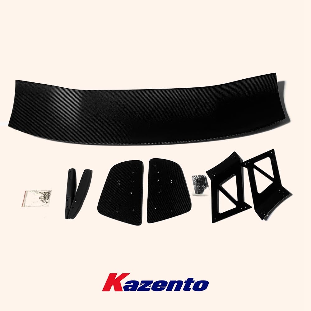 Rear Trunk Spoiler For Subaru Impreza Gda Gdb Gdc Vtx Gt Wing (Width 300Mm, Stand Height 220Mm) Carbon Fiber Car Body Parts Kits Kazento Carbon Parts 车身侧板 GDB-RS-GT-VOT-CF
