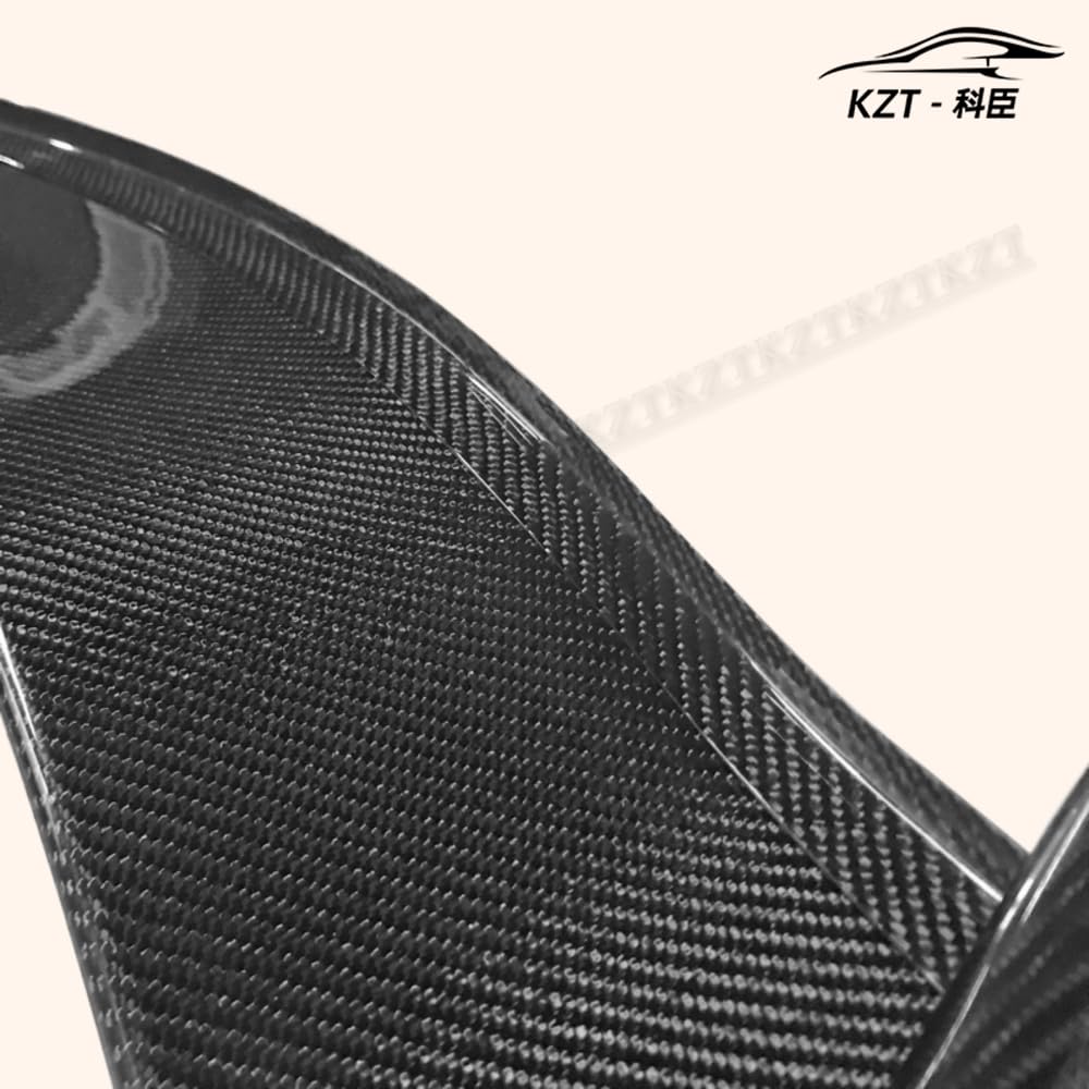 Rear Trunk Spoiler Wing For Honda Fk8 Civic Type-R Es Style Gurney Flap (For Oe Wing Blade) Carbon Fiber Car Body Parts Kits Kazento Carbon Parts 车身侧板 FK8-RS-ADD-ES-CF