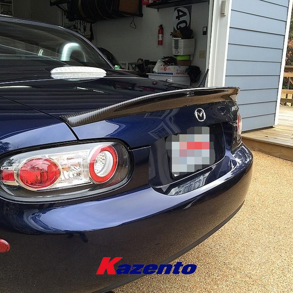 Rear Wing For Mazda MX5 NC NCEC Roster Miata EPA Type 3 Spoiler (PRHT Hard Top Only) Carbon Fiber Car Body Kit Kazento Carbon Parts 车身侧板 MX5-RS-EPA3-NC-CF