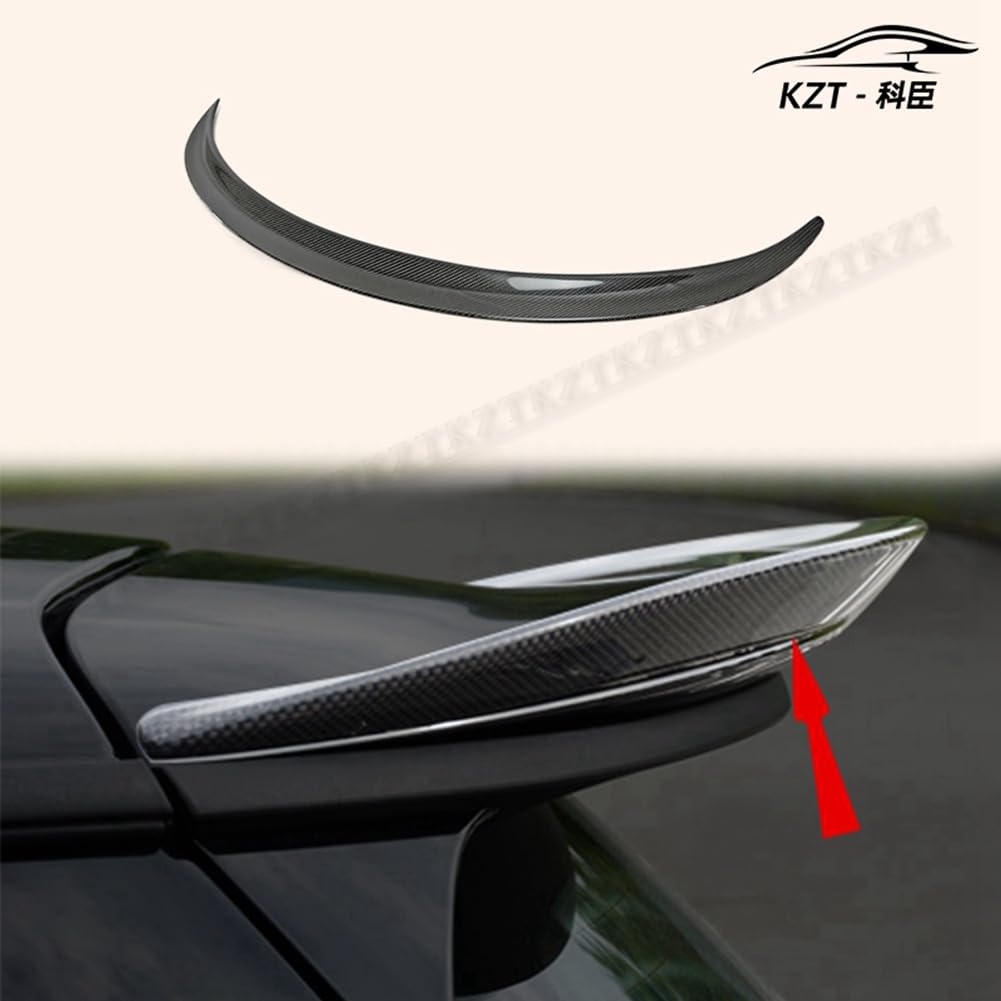 Roof Wing For F56 Mini Cooper S Mon Style Rear roof spoiler add on (S Only) Carbon Fiber Body Kit Kazento Carbon Parts 车身侧板 F56-RS-MON-CF