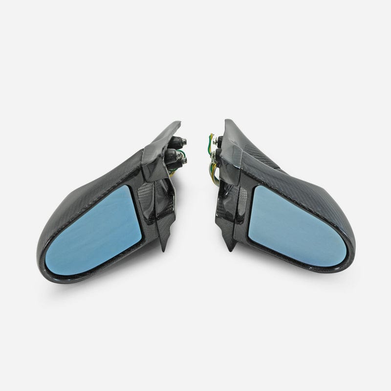 Skyline R32 GTR GTS &180SX S13 Aero Mirror W/glass (RHD Only) Kazento Carbon Parts 车身侧板