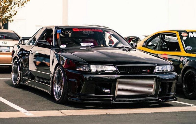 Skyline R32 GTR OE Style Front Bumper Bonnet Hood 1989-1993 Kazento Carbon Parts Bonnets/Hoods