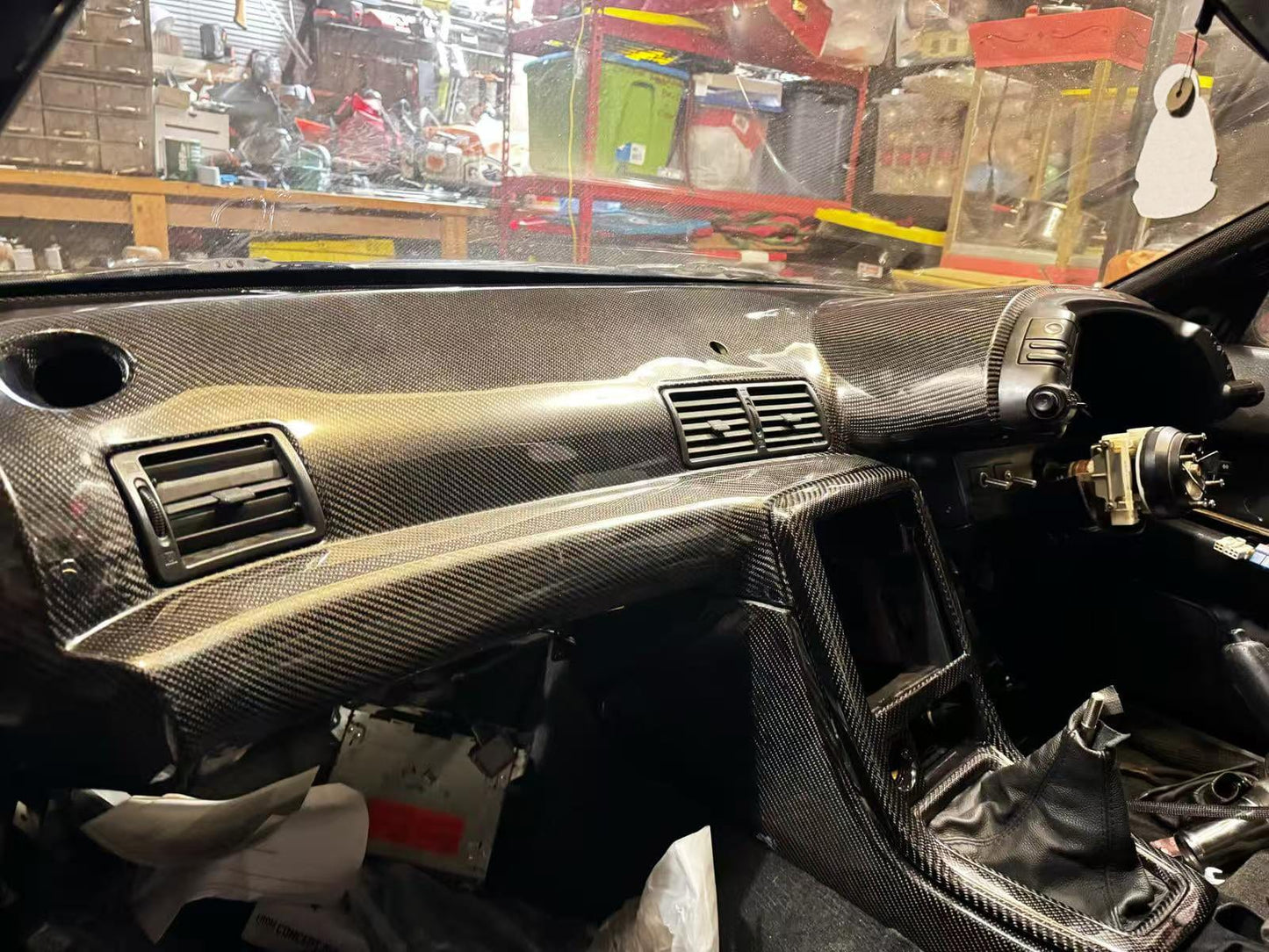 Skyline R32 GTR OE Type Front Dash Panel Kazento Carbon Parts