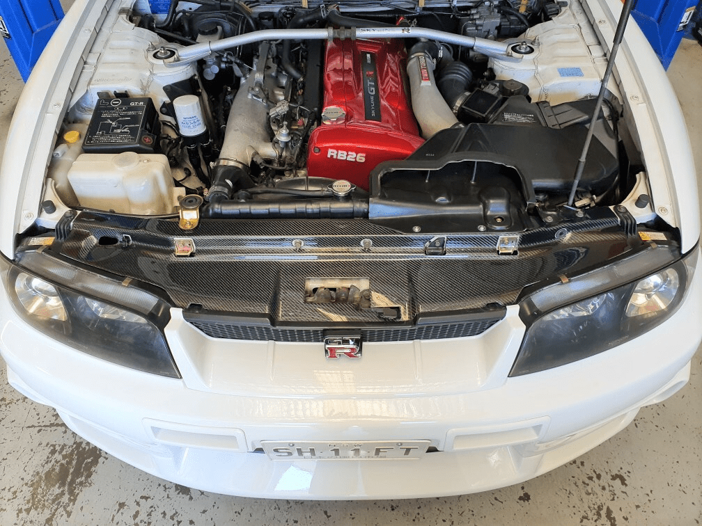 Skyline R33 GTR GAGE Style Cooling Panel 1995-1998 Kazento Carbon Parts