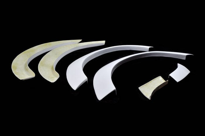 Skyline R33 GTS 400R Wheel Arches (6pcs) 1995-1998 Kazento Carbon Parts