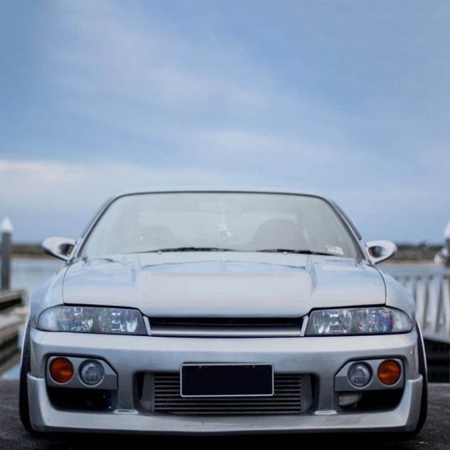 Skyline R33 GTS GTST Black OE ABS Projector Headlight LED 2Pcs Kazento Carbon Parts ABS + Light LED R33GTS-LIGHT-OE-ABS