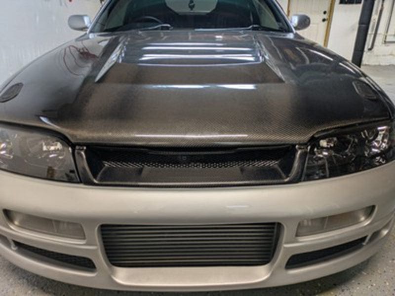 Skyline R33 GTS Spec-1 GTR Style Front Grill 1995-1996 Kazento Carbon Parts 车身侧板