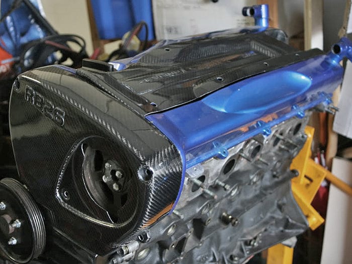 Skyline R34 R33 RB26 DETT Engine Plug Cover Kazento Carbon Parts