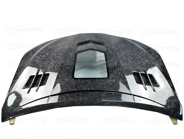 Toyota Camry XV70 8th Gen Front Vented Clear Hood 2018-2024 Kazento Carbon Parts Bonnets/Hoods