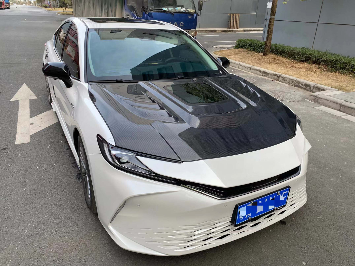 Toyota Camry XV80 9th Gen Front Vented Clear Hood 2025+ Kazento Carbon Parts Bonnets/Hoods