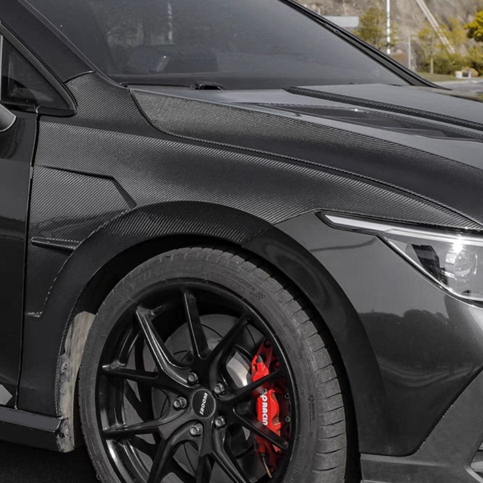 Volkswagen Golf MK8 Front Vented Fenders Replacement 2020+ Kazento Carbon Parts 车身侧板