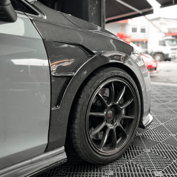 Volkswagen Golf MK8 Front Vented Fenders Replacement 2020+ Kazento Carbon Parts 车身侧板