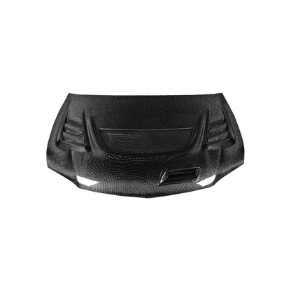 01-07 Mitsubishi Evolution EVO 7 8 9 Carbon Front Cooling Hood Kazento Carbon Parts Bonnets/Hoods Carbon Fiber EVO789-HOOD-KZ-CF