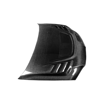 01-07 Mitsubishi Evolution EVO 7 8 9 Carbon Front Cooling Hood Kazento Carbon Parts Bonnets/Hoods Carbon Fiber EVO789-HOOD-KZ-CF