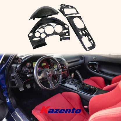Mazda RX7 FD3S (LHD Only) Interior Cluster Console Dash (4pcs) Carbon