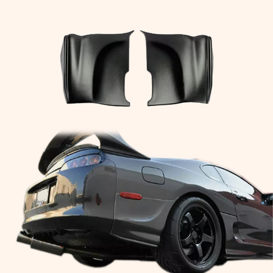 For 93-98 Supra MK4 JZA80 Ridox Fiberglass Rear Spats (No reflector cut out) - Kazento Carbon Parts