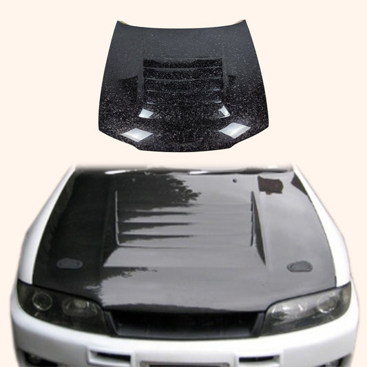 Nissan Skyline R33 GTR 1995-98 NIS Style Forged Carbon Hood Bonnet