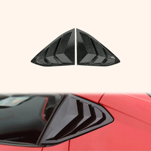 Chevrolet Corvette C8 2 Door 2020-24 Carbon Fiber Window Louvers