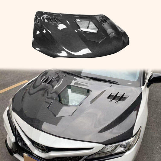Toyota Camry XV70 8th Gen Front Vented Clear Hood 2018-2024