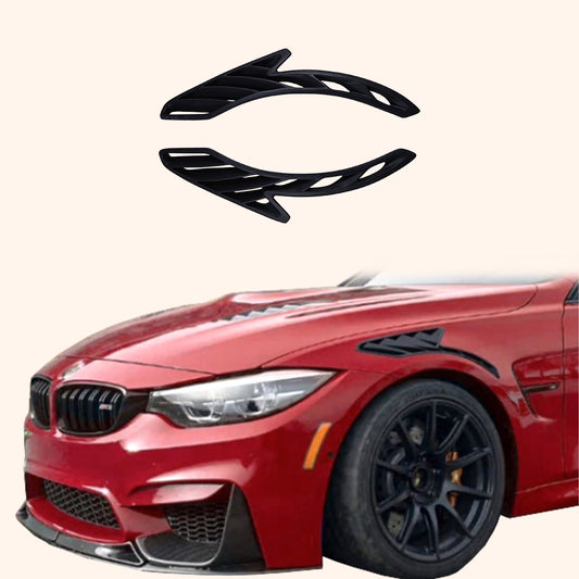 BMW F82 M4 2014-20 Coupe Fiberglass GT4 Style Front Fender Vents DIY