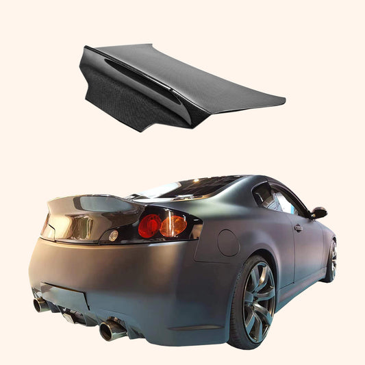 C-Style Carbon Fiber Rear Ductail Lid Infiniti G35 03-07 Coupe V35