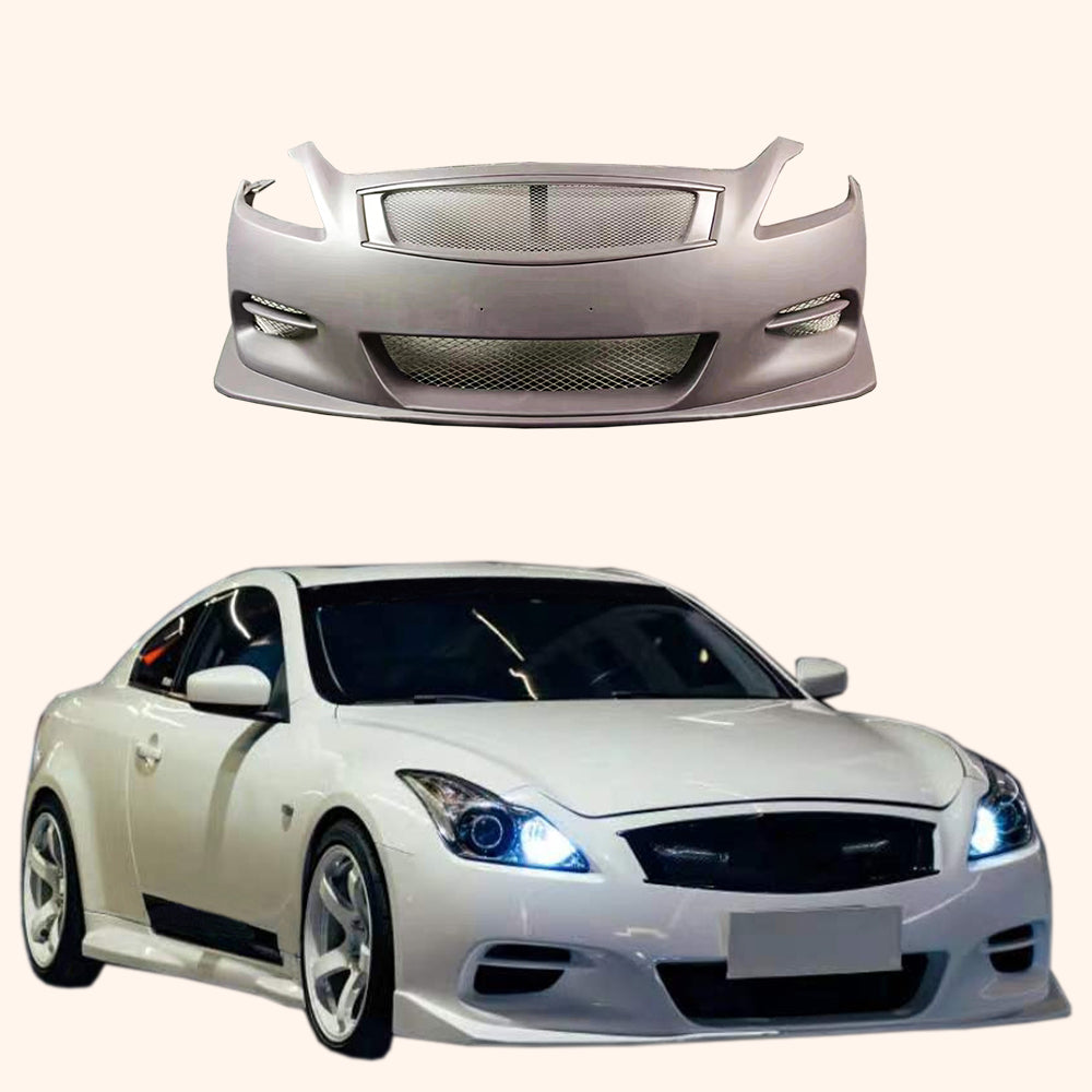 Infiniti G37 Coupe 2 Door 08-13 Fiberglass ZL Style Front Bumper