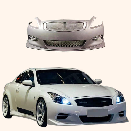 Infiniti G37 Coupe 2 Door 08-13 Fiberglass ZL Style Front Bumper