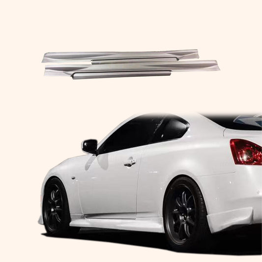 Infiniti G37 Coupe 2 Door 08-13 Fiberglass ZL Style Side Skirts