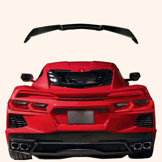 Chevrolet Corvette C8 20-24 Carbon OE Style Rear Trunk Spoiler Wing