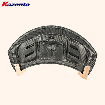 Honda Civic Type-R FK2 15-17 Double Side Carbon Front Vented Hood