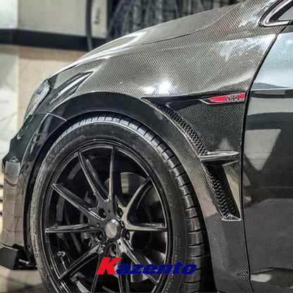 For VW Golf MK7.5 GTI TSI R Carbon Fiber Vented Fender Replacement (can not for MK7) - Kazento Carbon Parts