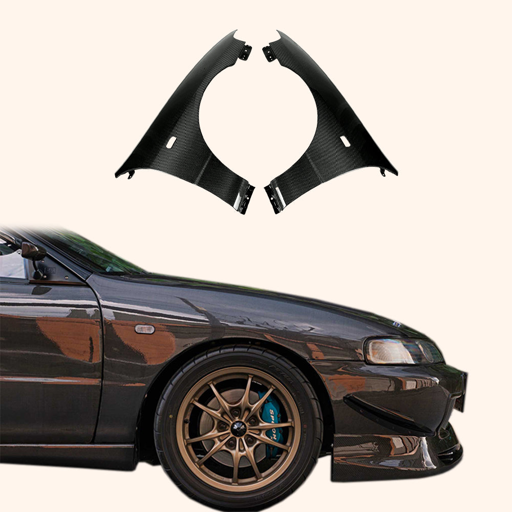 HONDA Integra DC2 JDM OEM Carbon Fiber Front Fenders 1994-2000