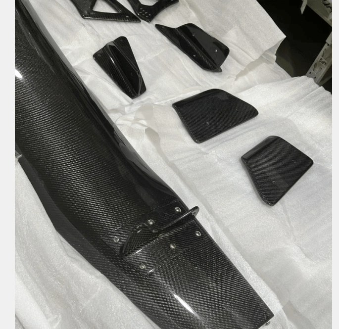08-17 Mitsubishi Lancer EVO 10 Carbon VRS Style Spoiler Trunk GT Wing Kazento Carbon Parts 车身侧板 Carbon Fiber EVO10-RS-GT-V-CF