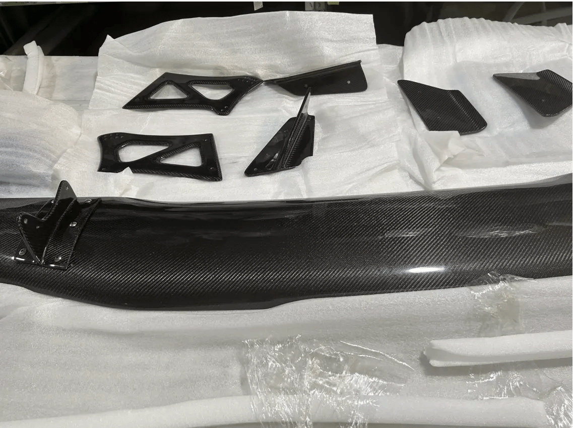 08-17 Mitsubishi Lancer EVO 10 Carbon VRS Style Spoiler Trunk GT Wing Kazento Carbon Parts 车身侧板 Carbon Fiber EVO10-RS-GT-V-CF