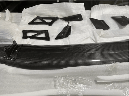 08-17 Mitsubishi Lancer EVO 10 Carbon VRS Style Spoiler Trunk GT Wing Kazento Carbon Parts 车身侧板 Carbon Fiber EVO10-RS-GT-V-CF