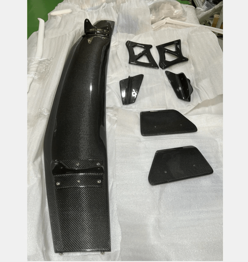 08-17 Mitsubishi Lancer EVO 10 Carbon VRS Style Spoiler Trunk GT Wing Kazento Carbon Parts 车身侧板 Carbon Fiber EVO10-RS-GT-V-CF