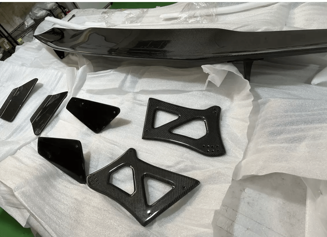 08-17 Mitsubishi Lancer EVO 10 Carbon VRS Style Spoiler Trunk GT Wing Kazento Carbon Parts 车身侧板 Carbon Fiber EVO10-RS-GT-V-CF