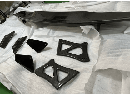 08-17 Mitsubishi Lancer EVO 10 Carbon VRS Style Spoiler Trunk GT Wing Kazento Carbon Parts 车身侧板 Carbon Fiber EVO10-RS-GT-V-CF