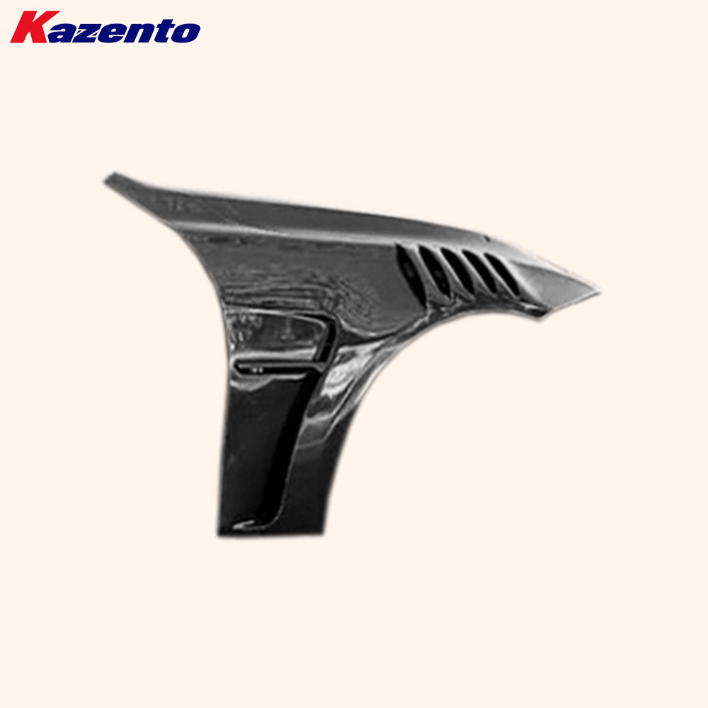 For BMW M3 F80 4D Sedan Saloon 2014-18 KZ Style Vented Dry Carbon Front Fender - Kazento Carbon Parts