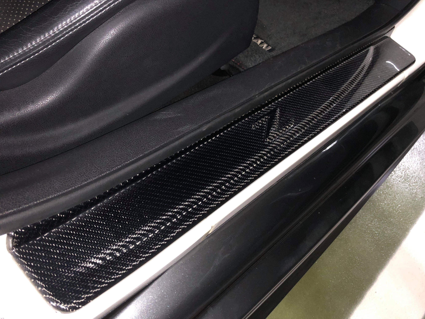 09 onwards 370Z Z34 OEM Door Sill Panel Carbon Fiber Kazento Carbon Parts Carbon Fiber 370Z-DS-CF
