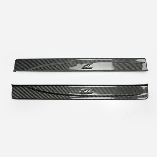 09 onwards 370Z Z34 OEM Door Sill Panel Carbon Fiber Kazento Carbon Parts Carbon Fiber 370Z-DS-CF