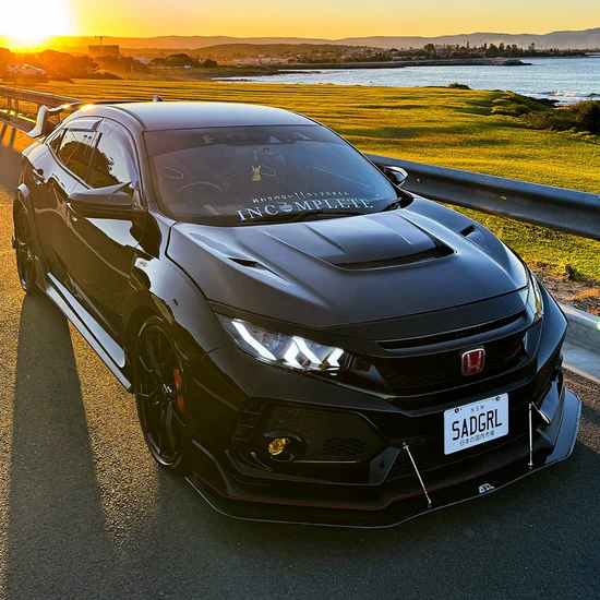 Honda Civic Type-R FK8 VRS Arising Style Vented Bonnet Hoods
