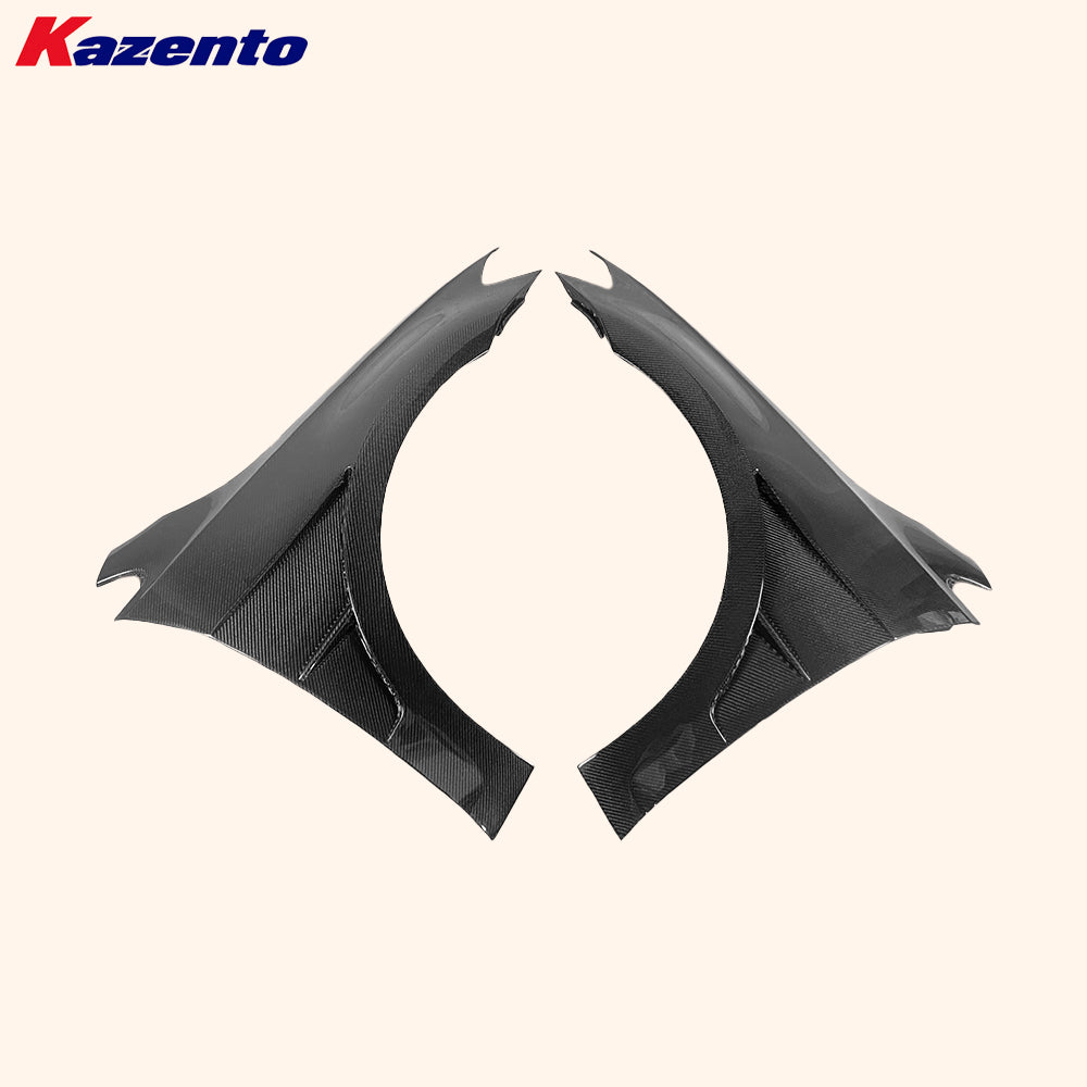 For VW Golf MK7.5 GTI TSI R Carbon Fiber Vented Fender Replacement (can not for MK7) - Kazento Carbon Parts