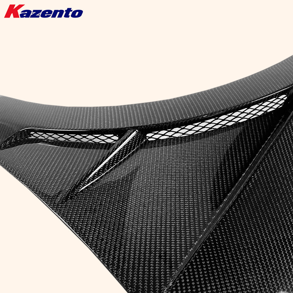 For VW Golf MK7.5 GTI TSI R Carbon Fiber Vented Fender Replacement (can not for MK7) - Kazento Carbon Parts