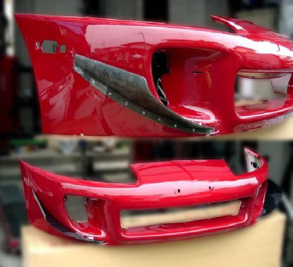 For 93-98 Supra MK4 JZA80 KZ Style Carbon Fiber Front Bumper Canards 2pcs - Kazento Carbon Parts