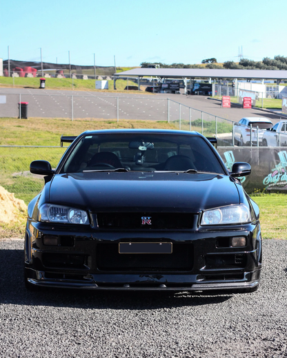 Skyline R34 GTR OEM Front Bumper NS Bottom Lip w/ Undertray 1999-2002