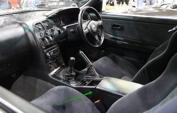 1995-1998 Nissan Skyline R33 GTR/GTS Center Center Console RHD Kazento Carbon Parts 车身侧板