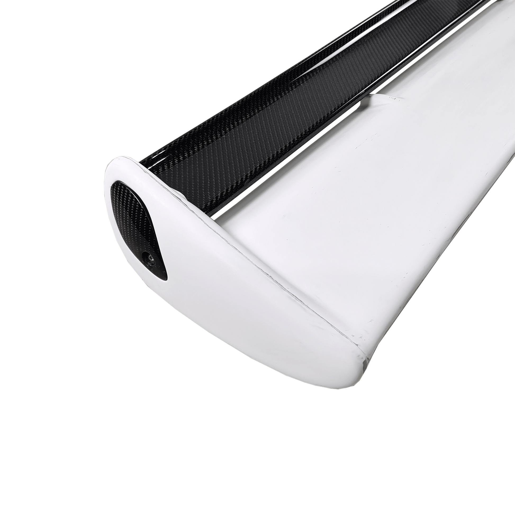 1999-2002 Nissan Skyline R34 GTR OEM Rear Spoiler With Blade + Caps Kazento Carbon Parts