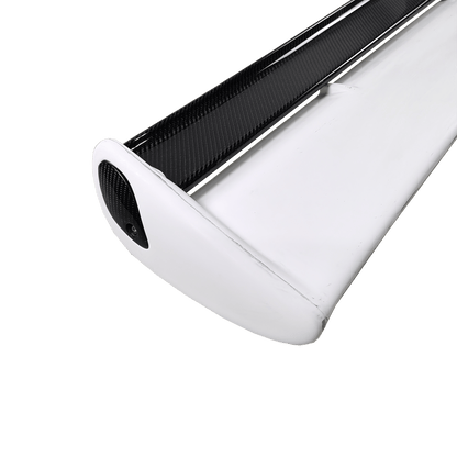 1999-2002 Nissan Skyline R34 GTR OEM Rear Spoiler With Blade + Caps Kazento Carbon Parts