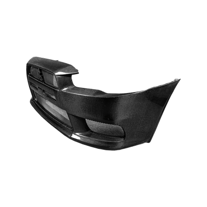 2007-16 Mitsubishi Evolution X EVO 10 Carbon OEM Style Front Bumper Kazento Carbon Parts Carbon Fiber EVO10-FB-OE-CF
